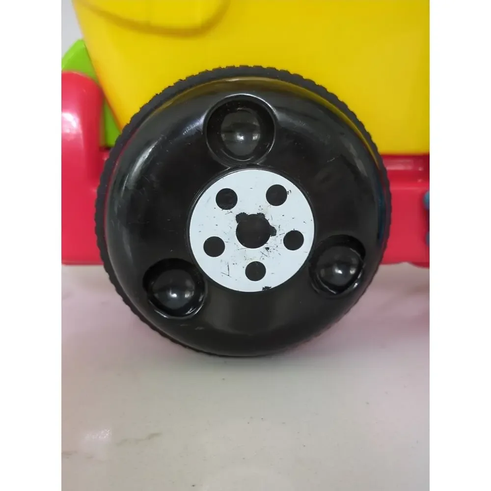 VTECH DROP & GO DUMP TRUCK Lights & Sound With Pull String-tested
